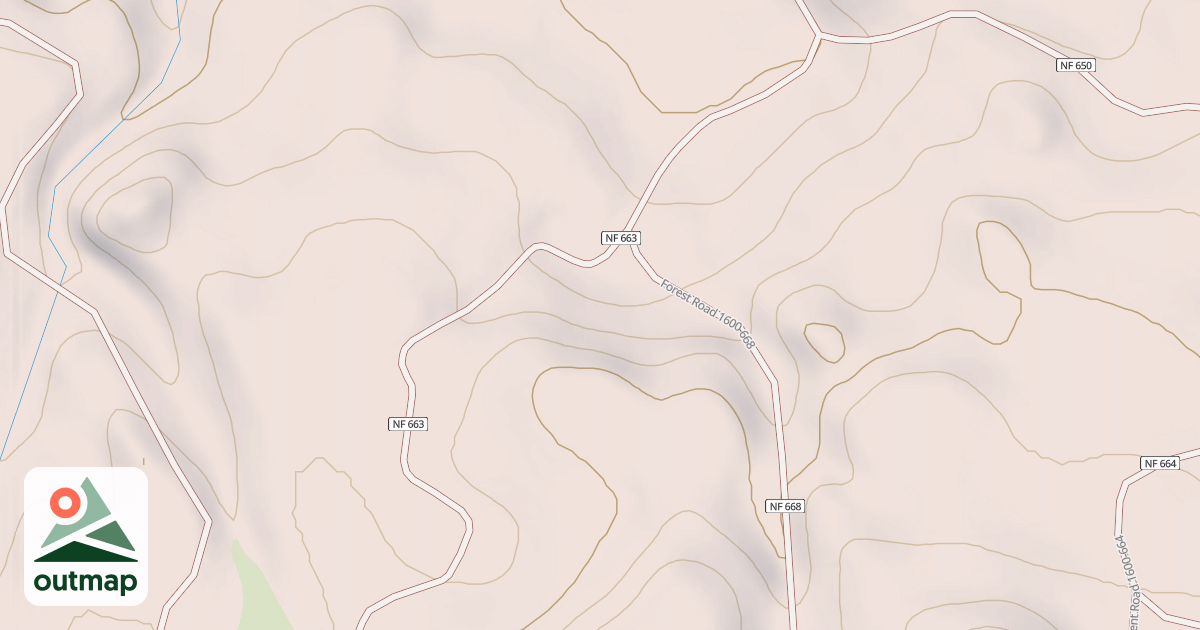 Map of USFS Motor Vehicle Use Map Roads {2D34ACB8-D5FD-48E5-BBDB-553CEB78CDCF}