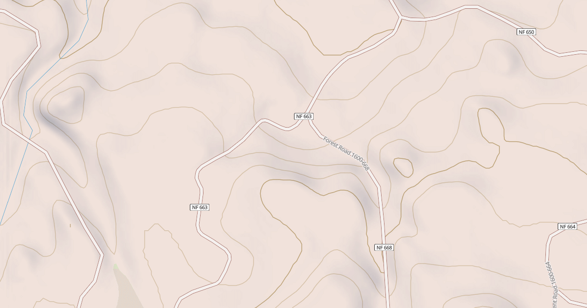 Map preview of USFS Motor Vehicle Use Map Roads {2D34ACB8-D5FD-48E5-BBDB-553CEB78CDCF}