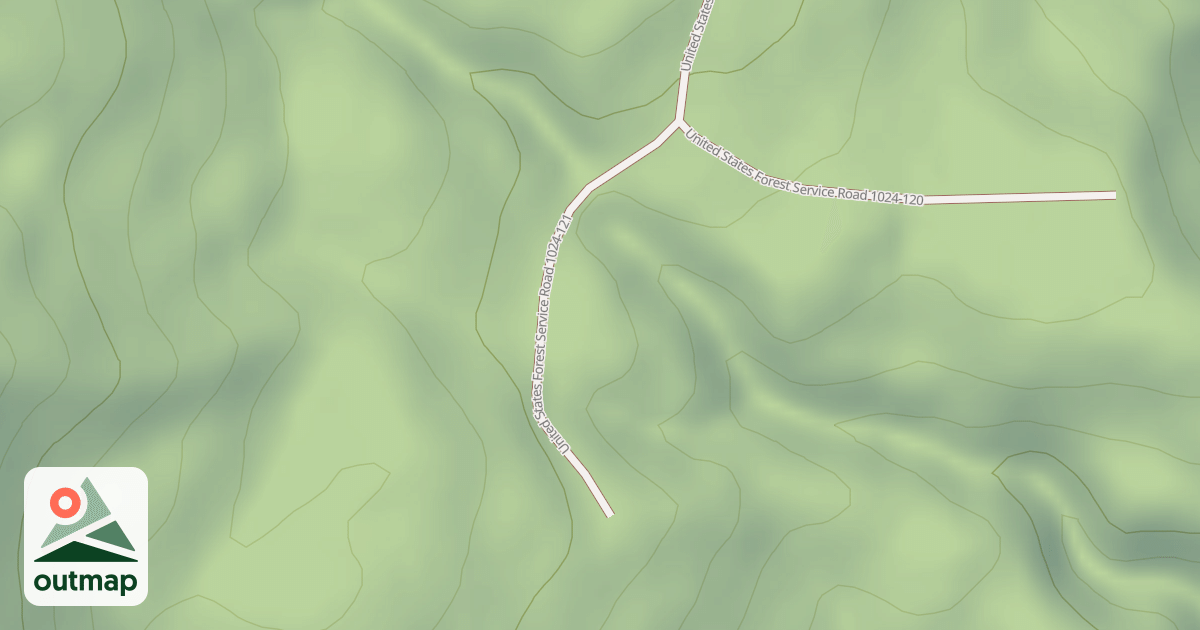 Map of USFS National Forest System Roads {6A3A31A5-CA7C-4EA6-9177-9549C5F35D8A}
