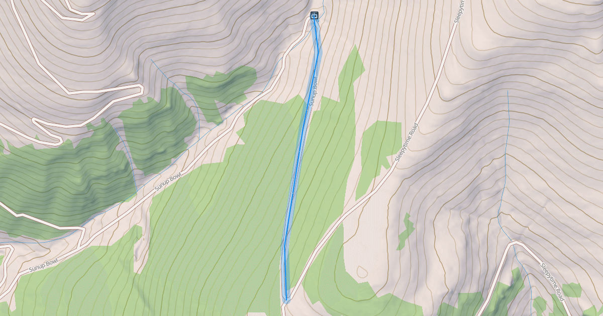 Map preview of Sleepytime Road