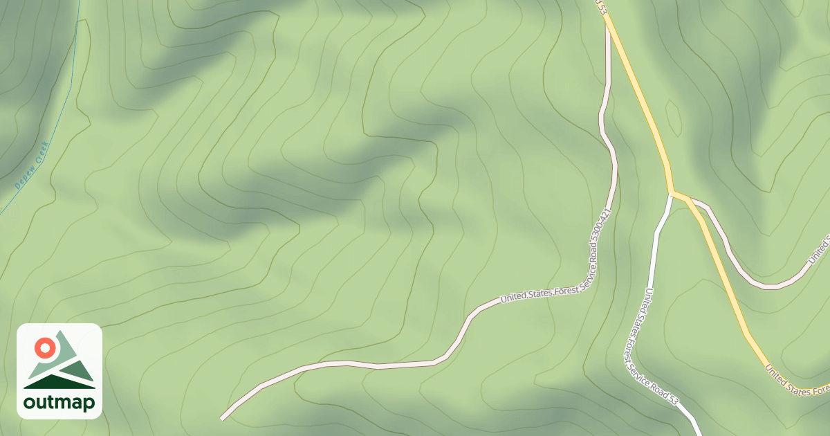 Map of USFS Motor Vehicle Use Map Roads {49B158A2-37D6-4D40-A920-0C2DBB67AE19}
