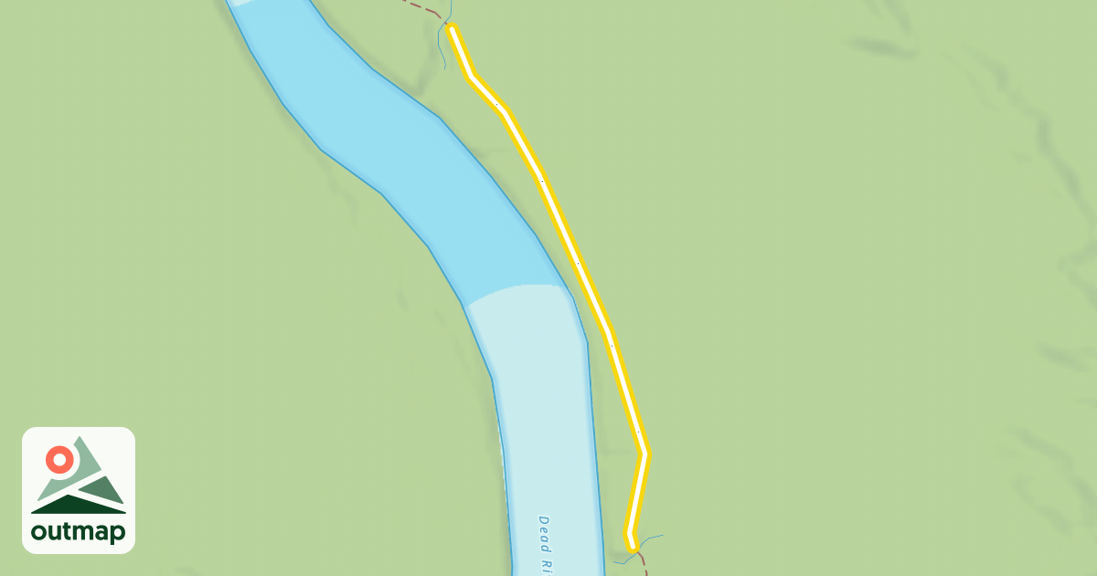 Map of Maine Huts Trail