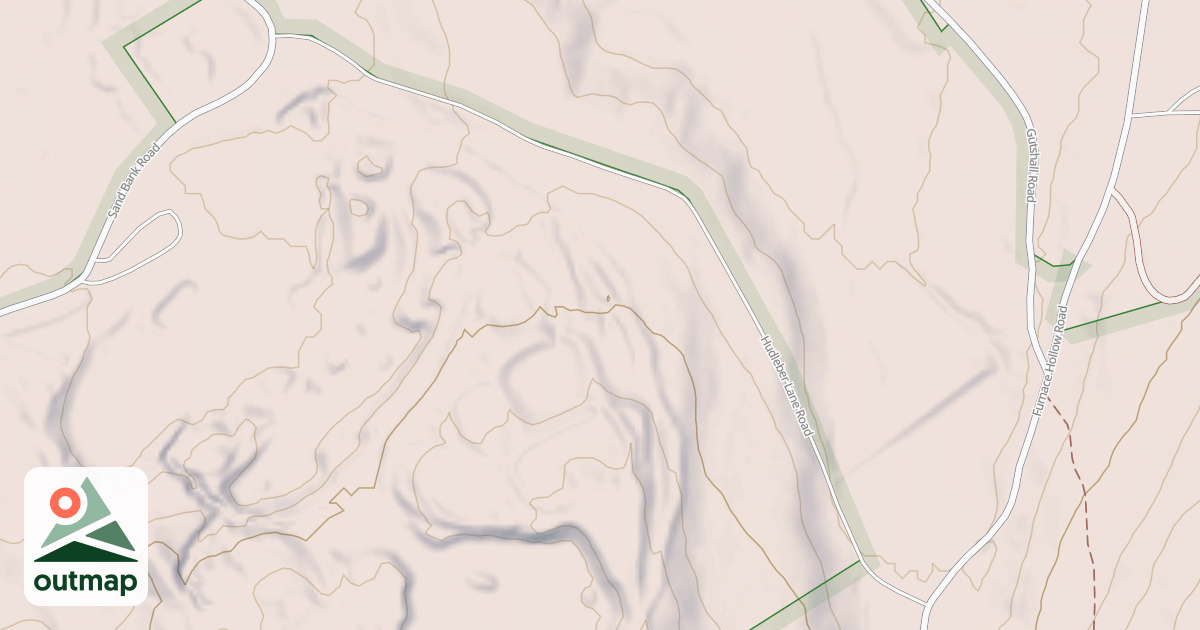 Map of Michaux State Forest – Snowmobile Trail System (Northern)