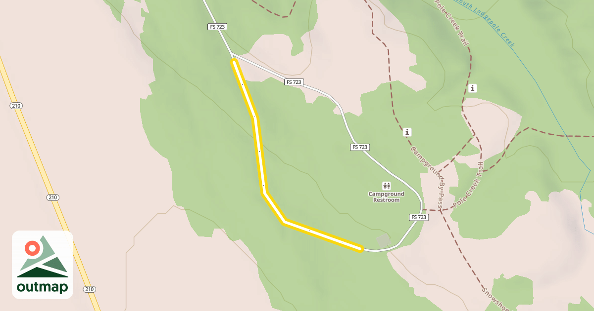 Map of Campground Loop