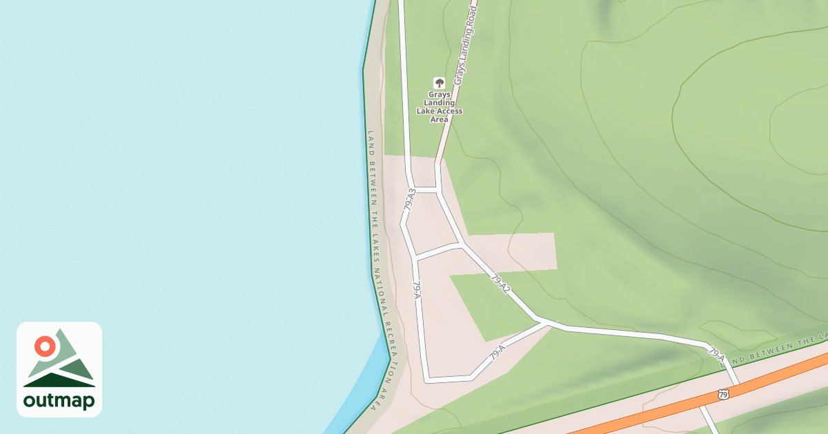 Map of LAKESHORE ACCESS GRAYS LANDING