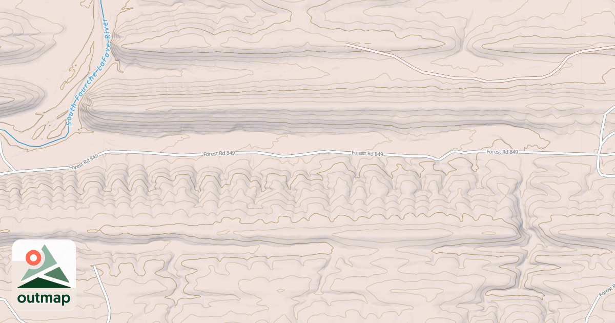Map of LONG CANEY