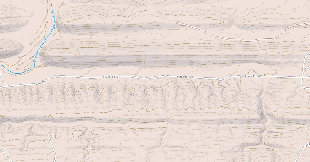 Map preview of LONG CANEY