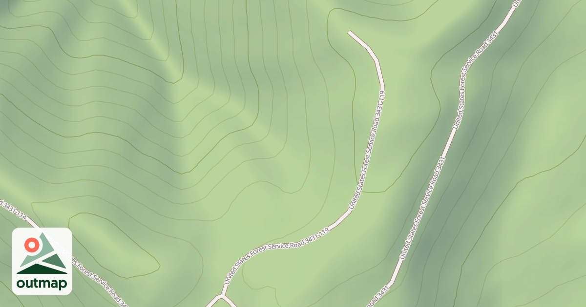 Map of USFS Motor Vehicle Use Map Roads {1287204B-11F7-49C2-8F01-5B5C01420F87}