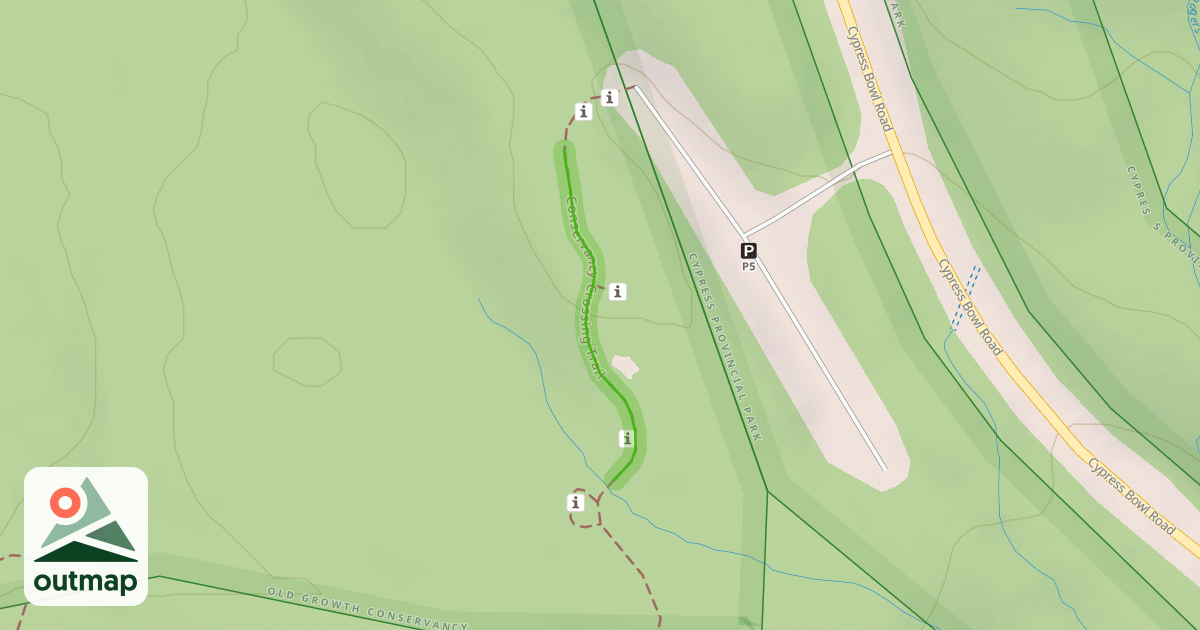 Map of Conservancy Crossing Trail