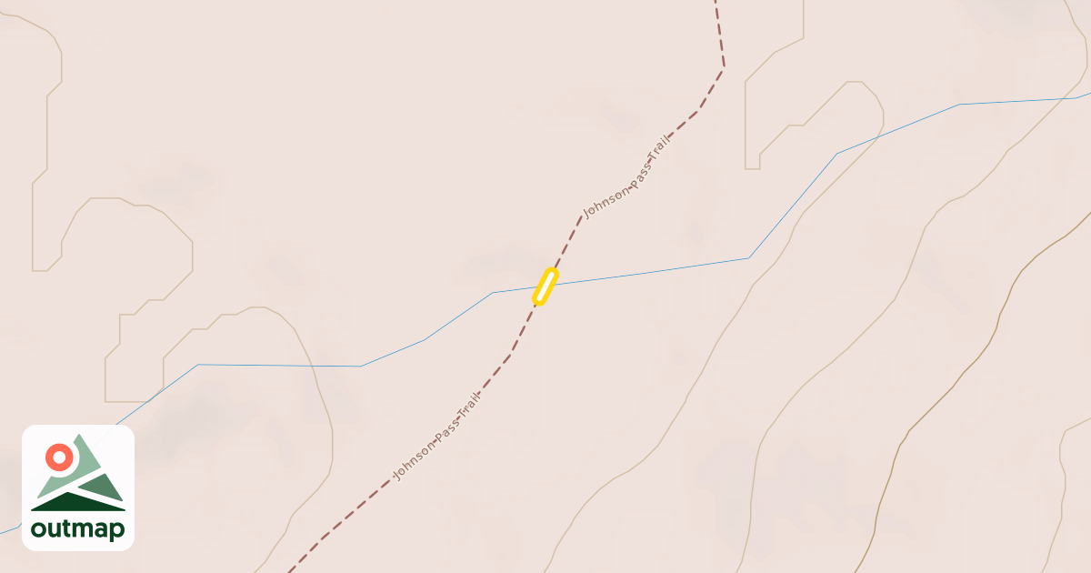 Map of Johnson Pass Trail