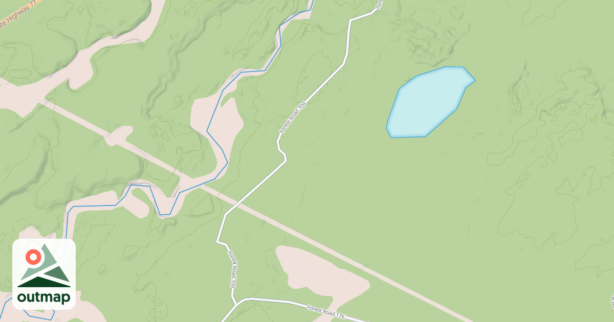 Map of FR 709