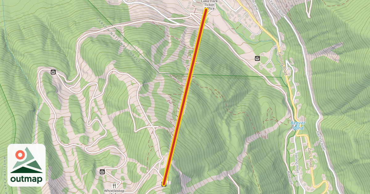 Map of Lift 1
