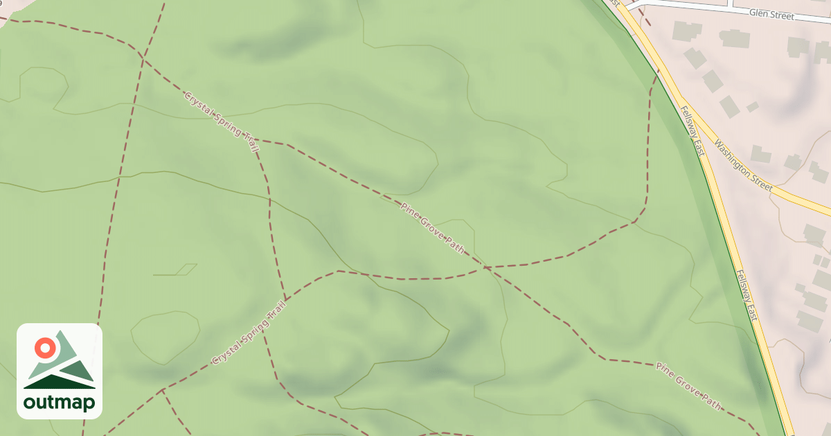 Map of Pine Grove Path