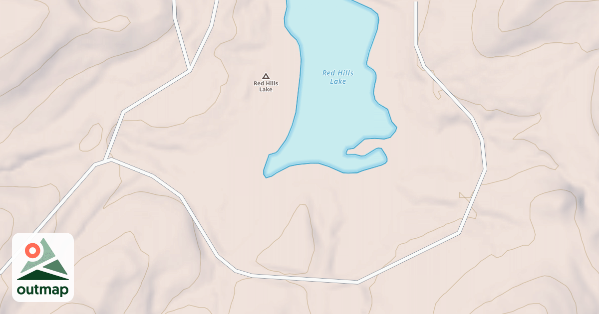 Map of RED HILLS SPUR