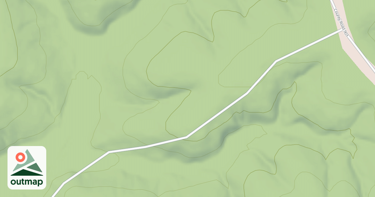 Map of RADFORD BRANCH