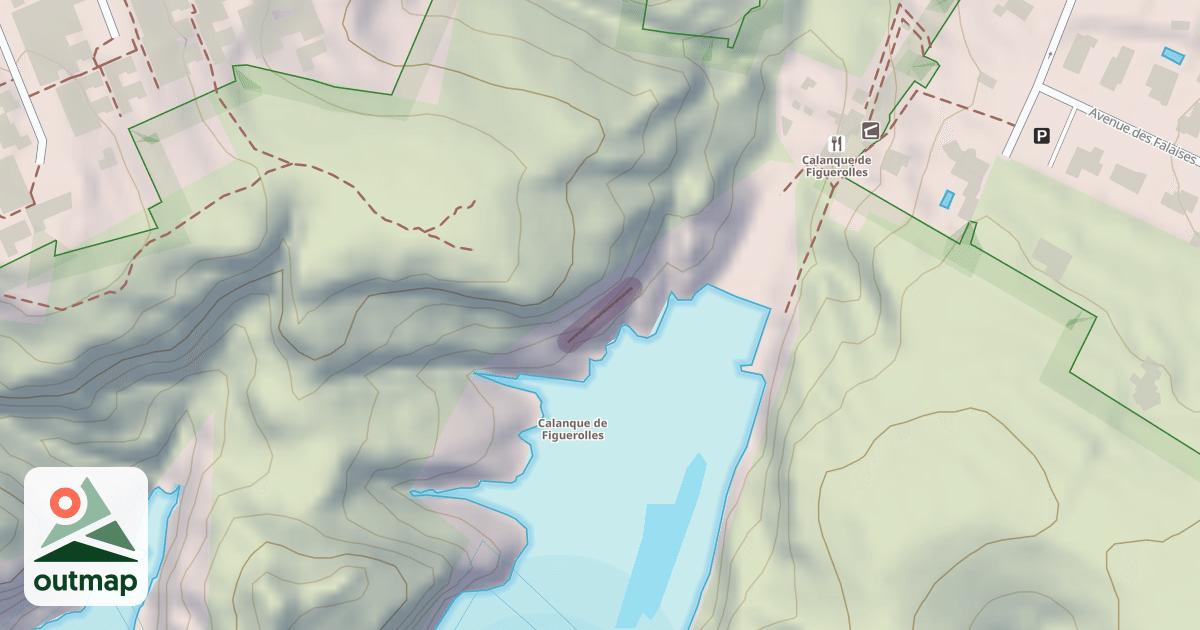 Map of Secteur de la Plage