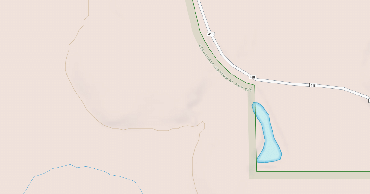 Map preview of USFS National Forest System Roads {F2ACCB62-39D2-4297-B8AE-9517255F5CE7}