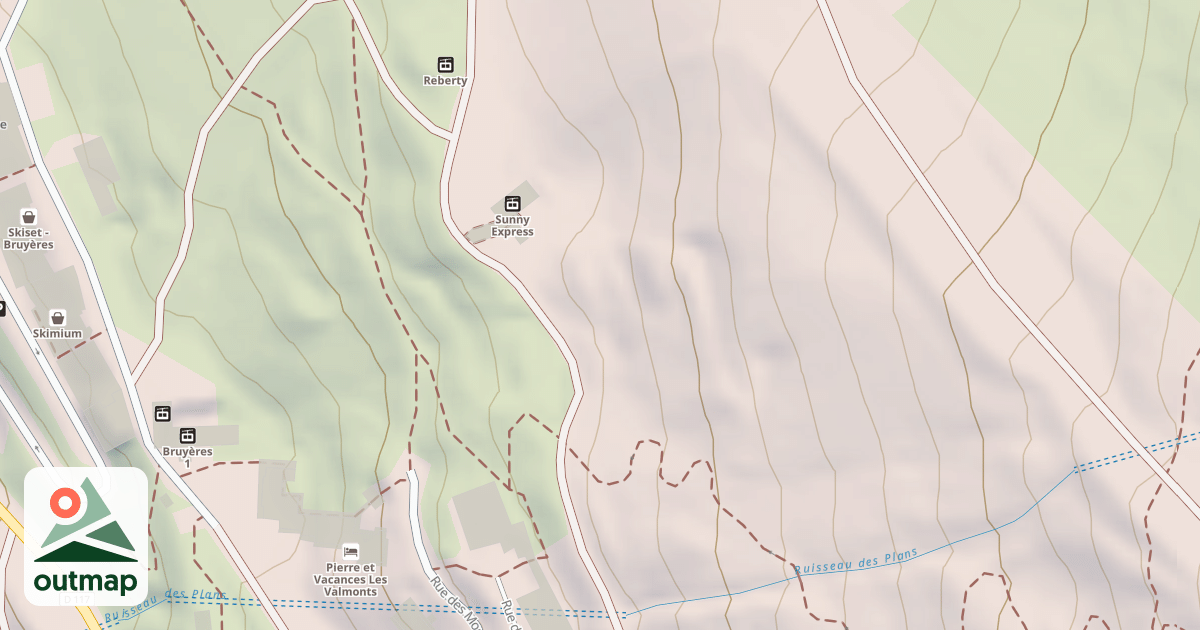 Map of La Mine