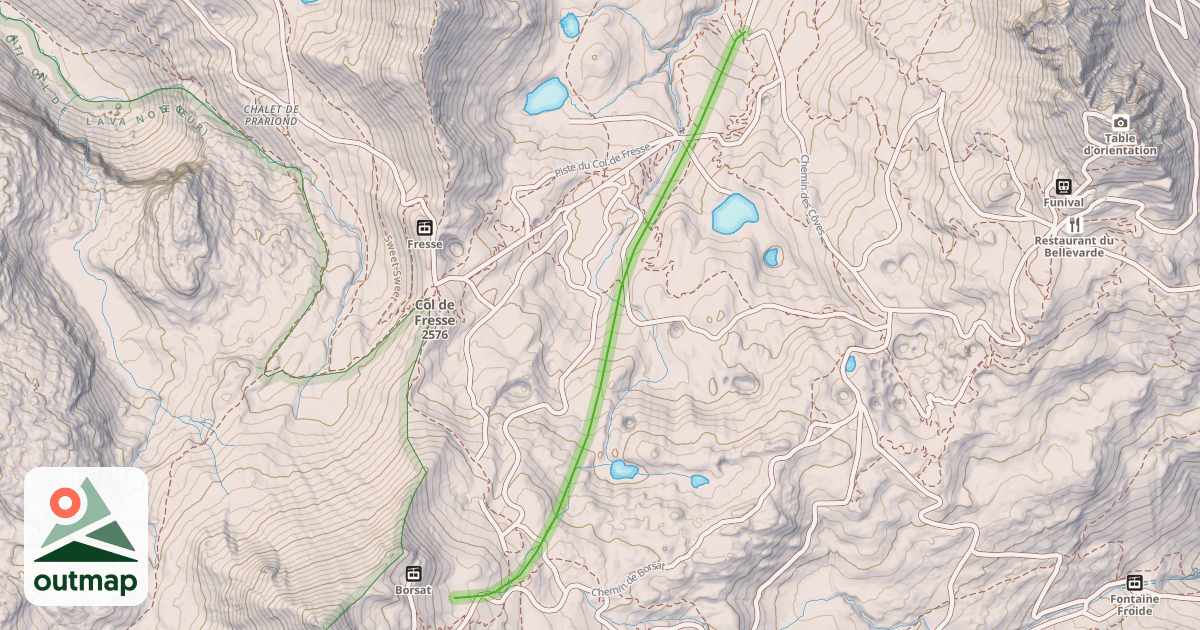 Map of Borsat