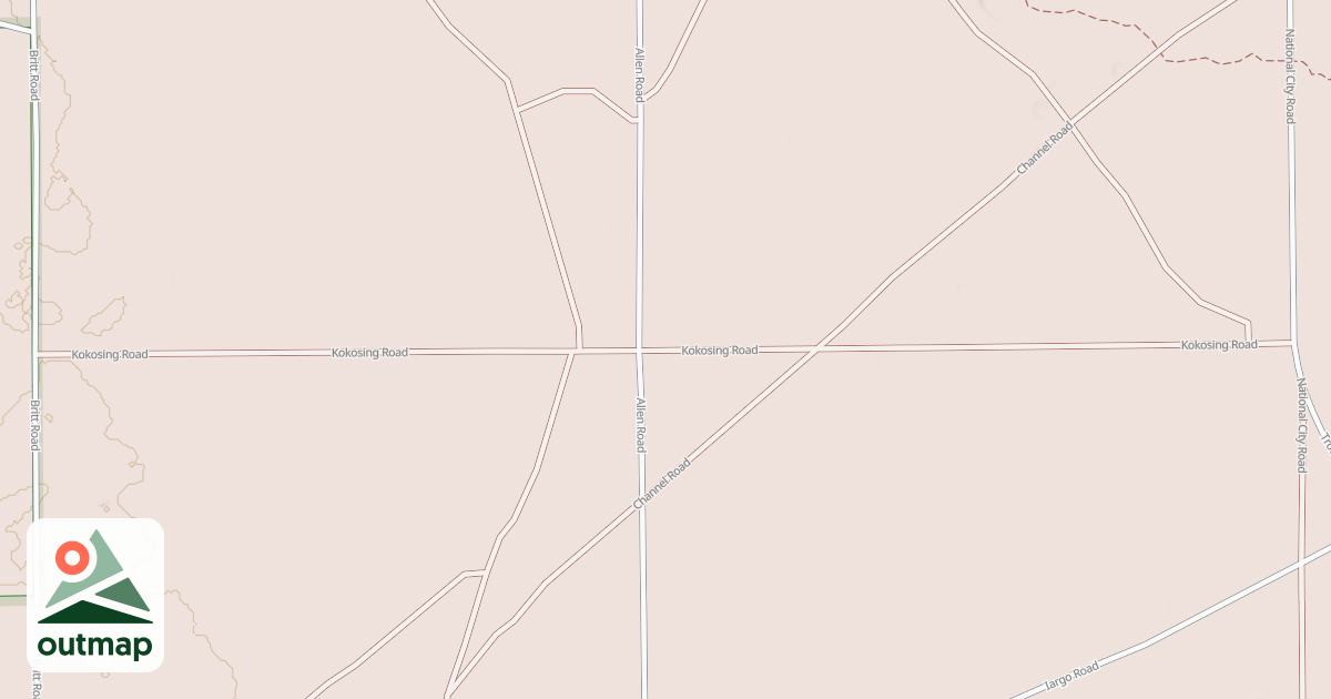 Map of KOKOSING W.