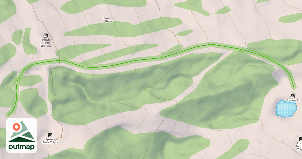 Map of Lower Lazy River