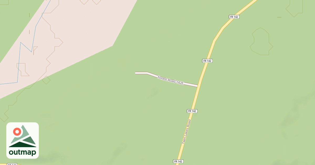 Map of FR 142E
