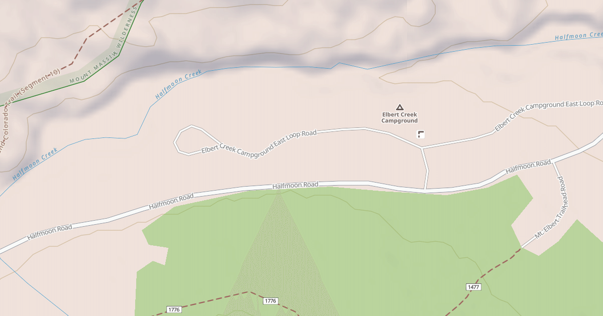 Map preview of ELBERT CR CG