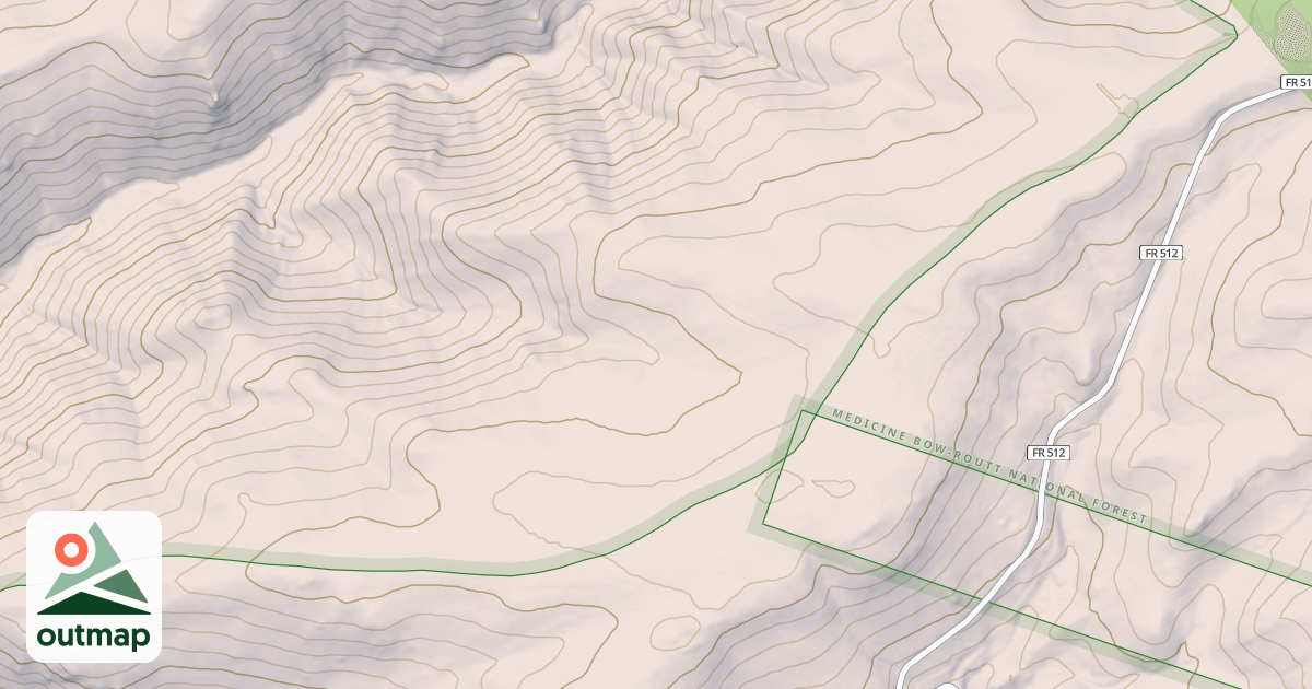 Map of GOLDEN EAGLE LODE RD