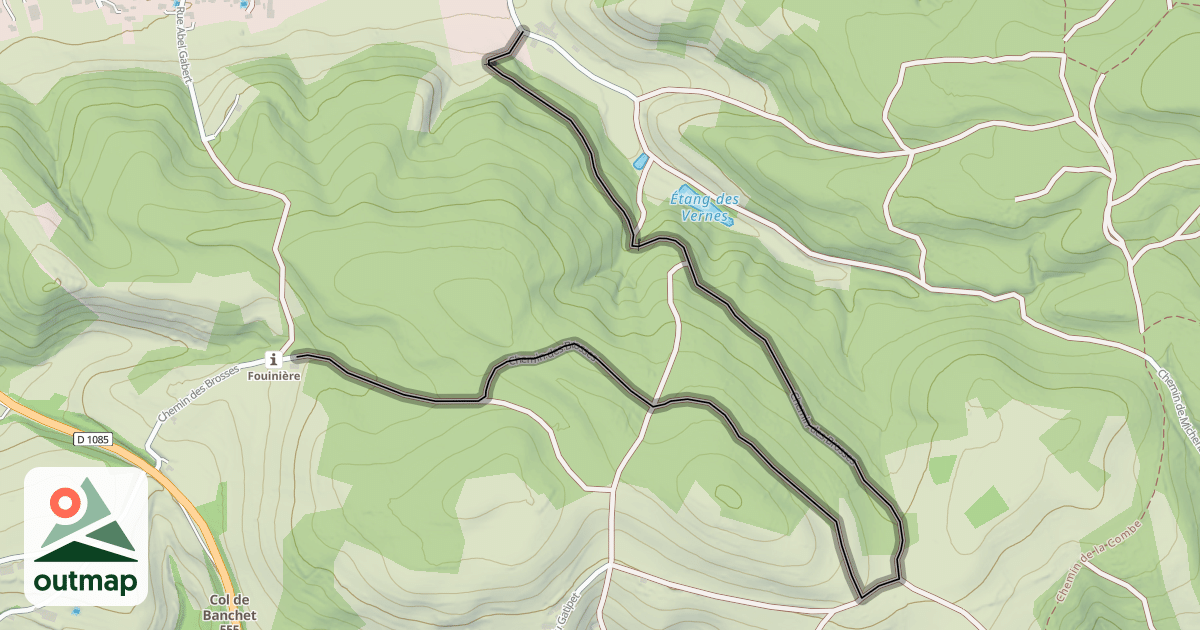 Map of Chemin des Brosses