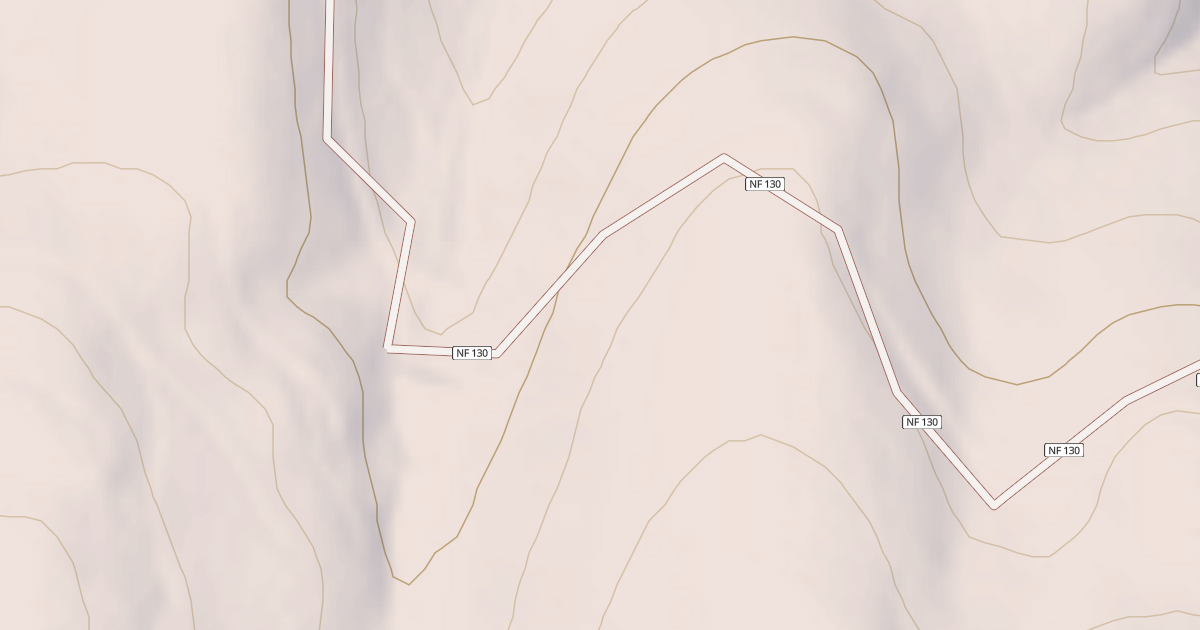 Map preview of POWELL POND ACCESS ROAD