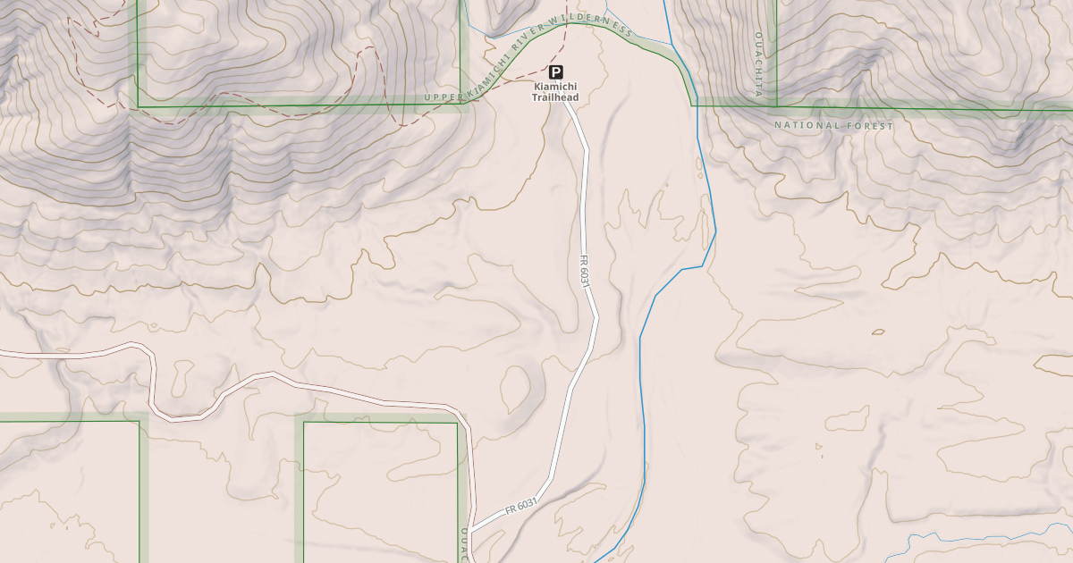 Map preview of USFS Motor Vehicle Use Map Roads {5352B442-428A-4070-9F73-A6C73327DC39}