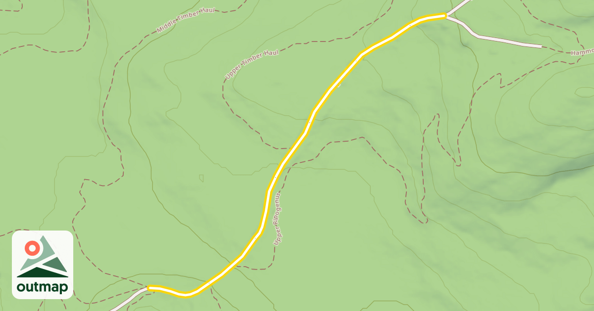 Map of Hammond Ridge Trail