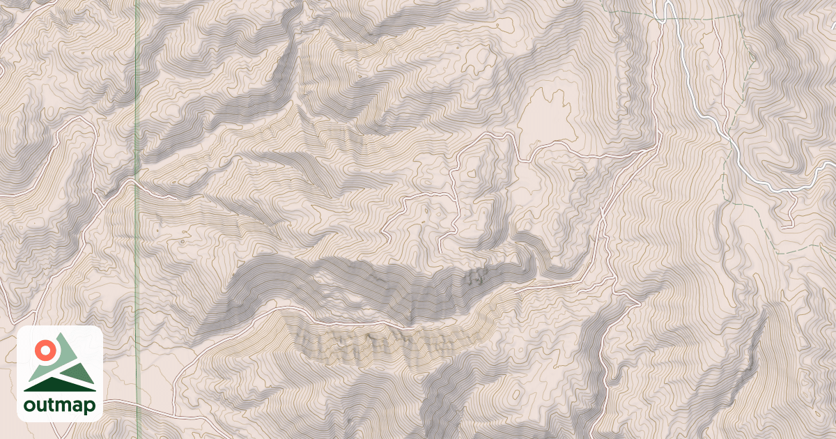 Map of RATTLESNAKE CANYON