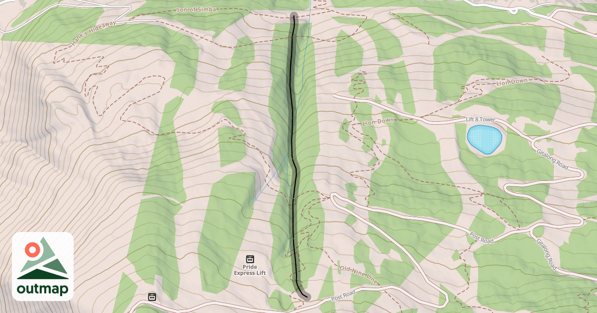 Map of Cheetah Gulley