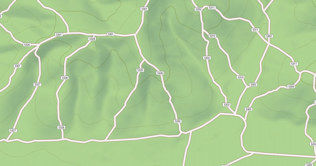Map preview of USFS Motor Vehicle Use Map Trails 19157