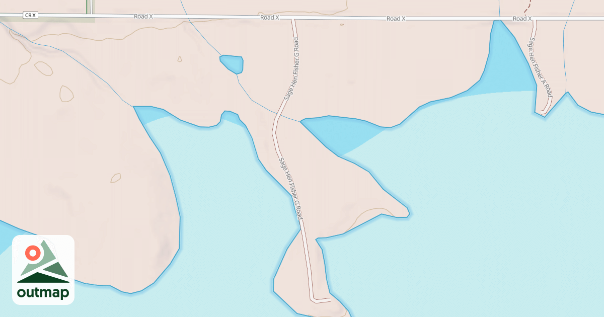 Map of SAGE HEN FISHER G