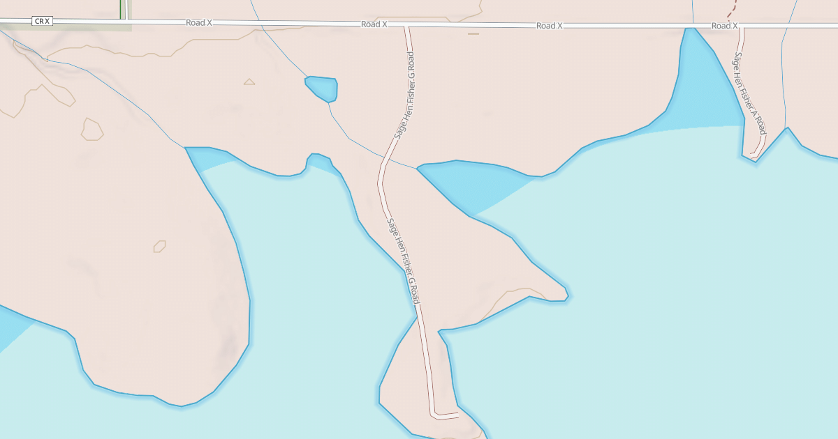 Map preview of SAGE HEN FISHER G