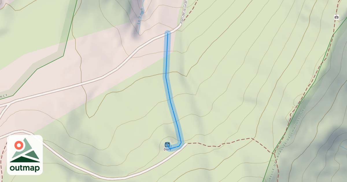 Map of Gauthier de Tessière