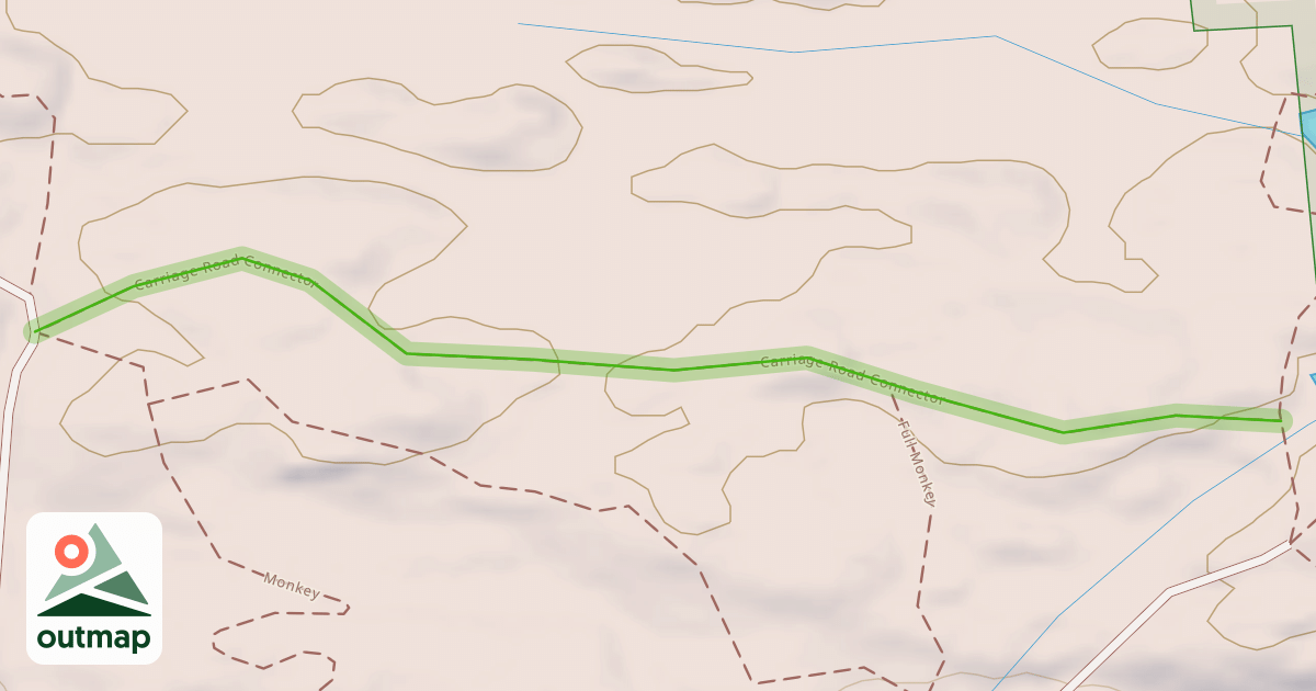 Map of Carriage Road Connector