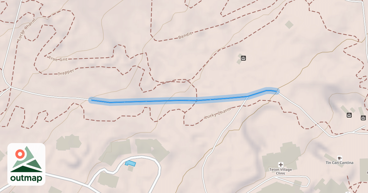 Map of Eagle's Rest Cutoff