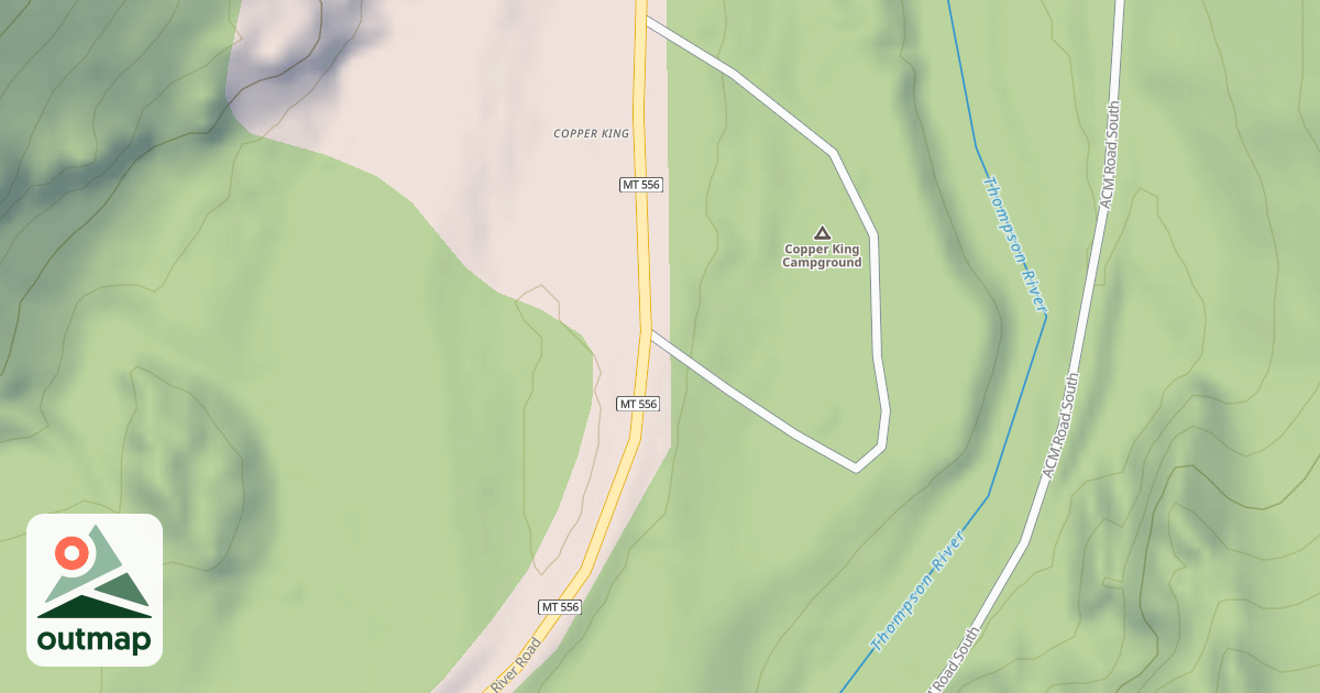 Map of COPPER KING CAMPGROUND