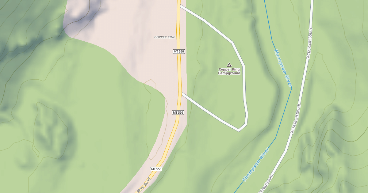 Map preview of COPPER KING CAMPGROUND