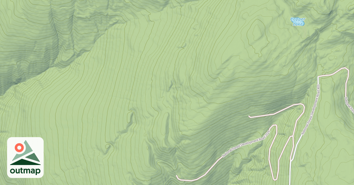 Map of BRASS CREEK B