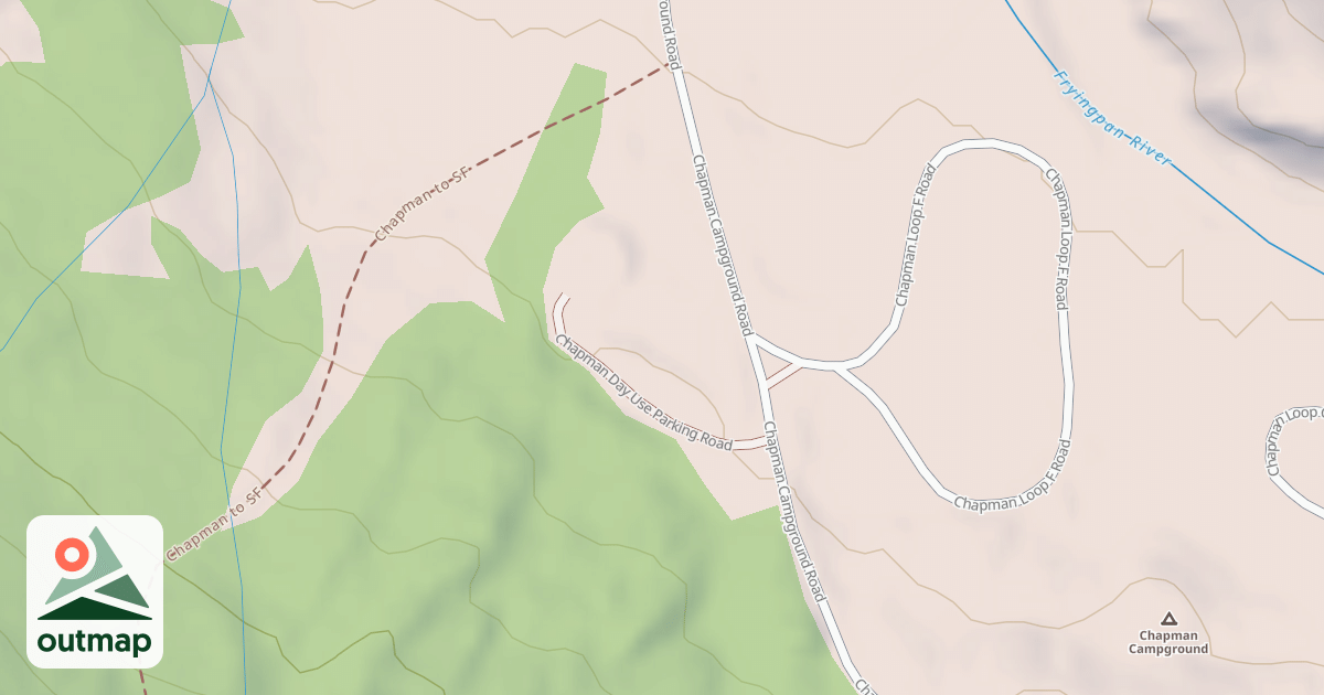 Map of CHAPMAN DAY USE PARKING