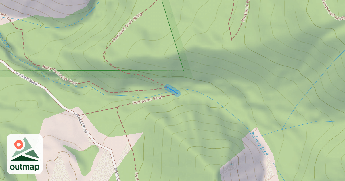 Map of Portland Bridge