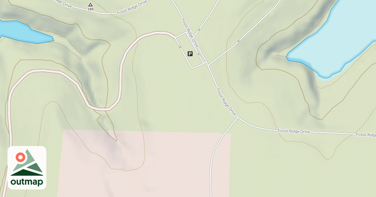 Map of Pee Wee Practice Area