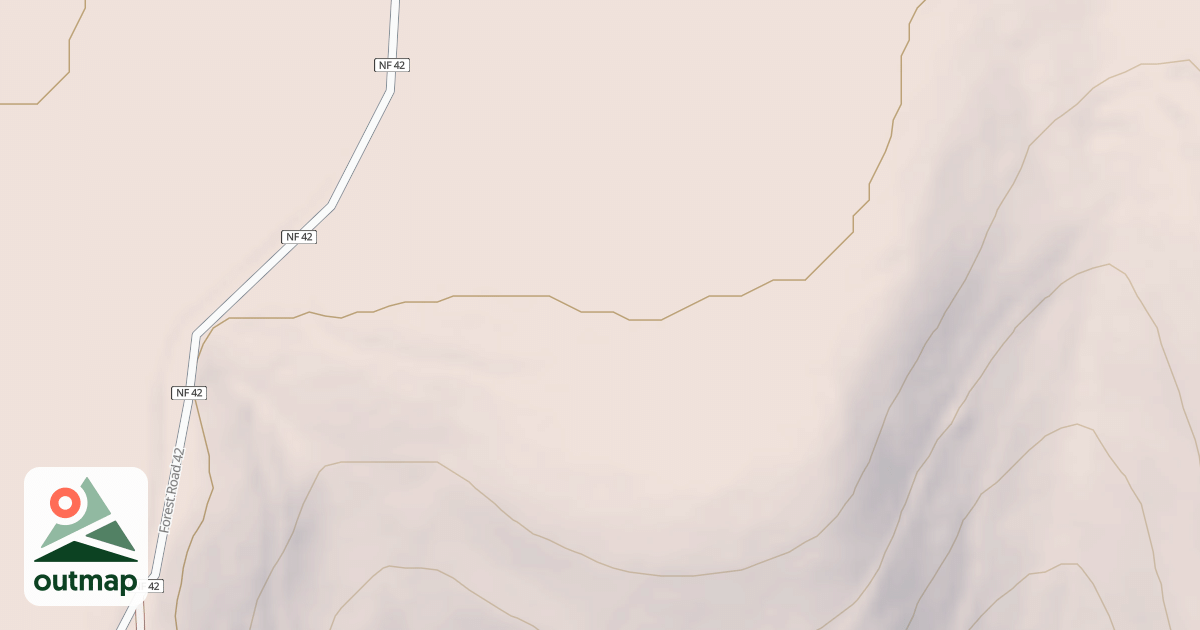 Map of USFS Motor Vehicle Use Map Roads {FDC64936-FA18-4401-8283-CBA4FE62712E}