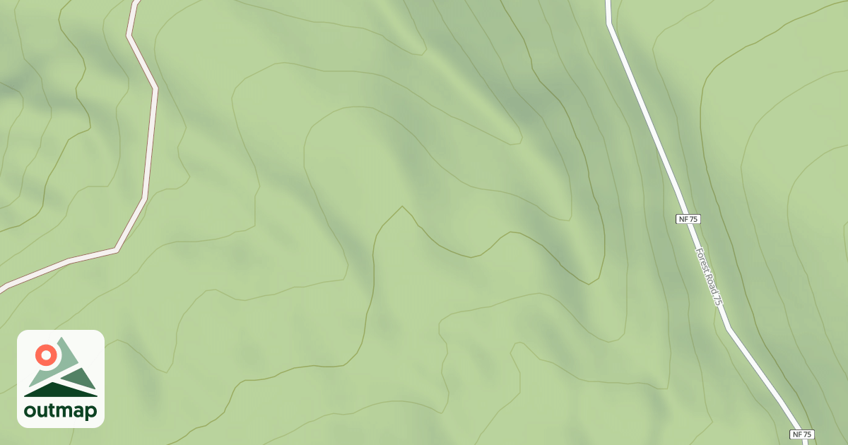Map of EAST DINNER CREEK