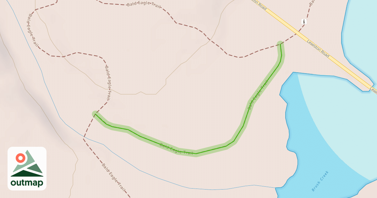 Map of Bald Eagle Trail