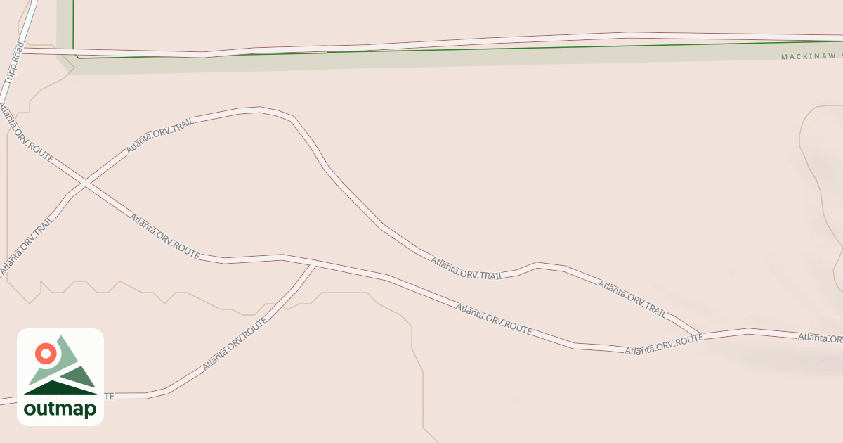 Map of Atlanta Trail
